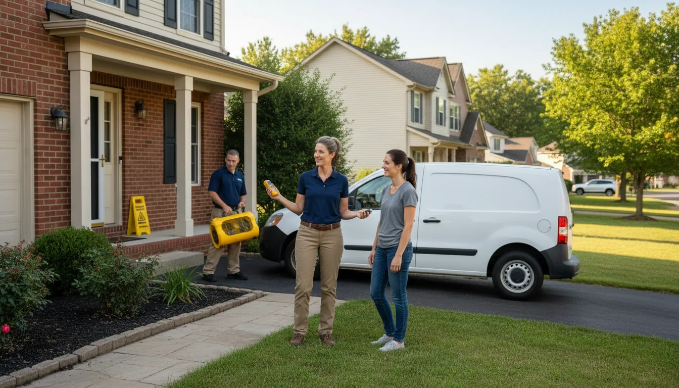 Water restoration image for Dehumidification And Cleanup Services in Hope, ME